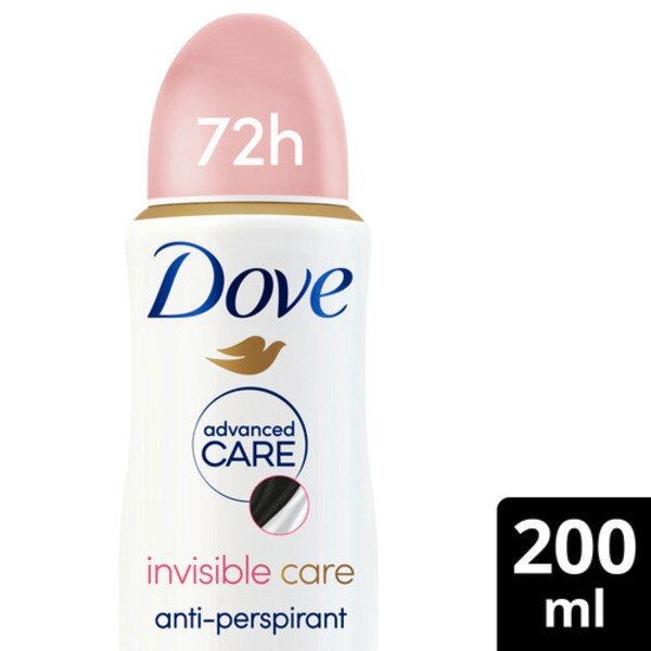 Dove Advanced Antiperspirant Deodorant Invisible Care 200ml