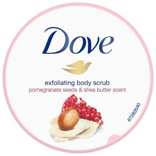 Dove Body Scrub Pomegranate Seeds &amp;amp; Shea Butter 225ml