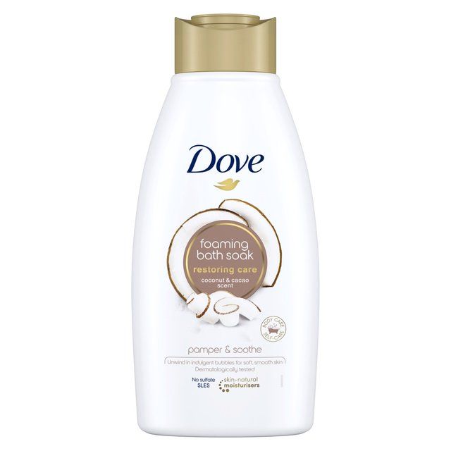 Dove Bubble Bath Soak Restoring Care Coconut &amp;amp; Cacao   450ml