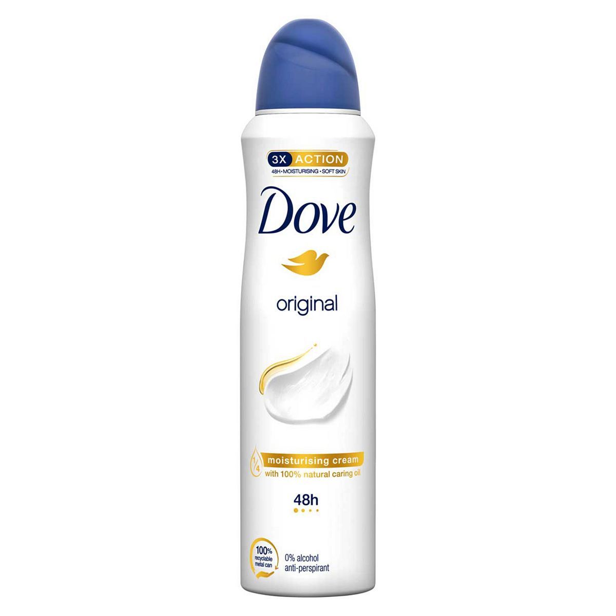 Dove Original Anti-perspirant Deodorant Aerosol 150ml