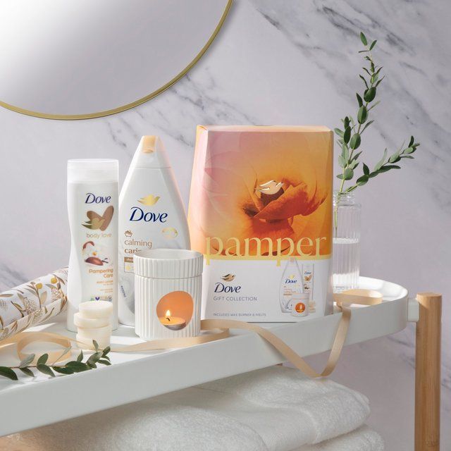 Dove Pamper Collection with Wax Burner &amp;amp; Melts Gift Set