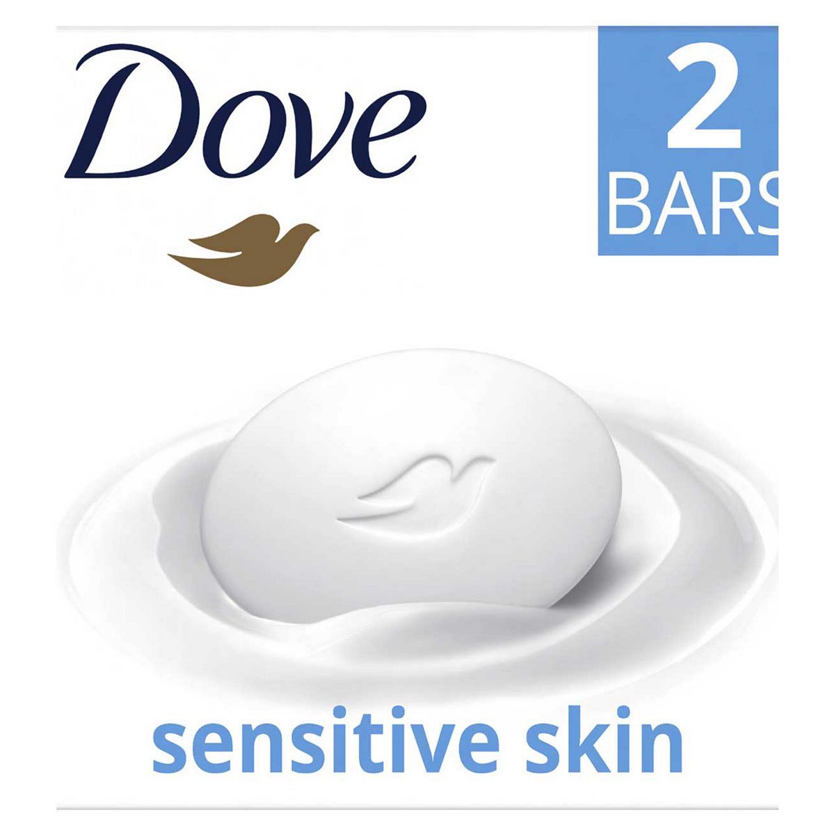 Dove Pure &amp;amp; Sensitive Beauty Bar 90 g x 2