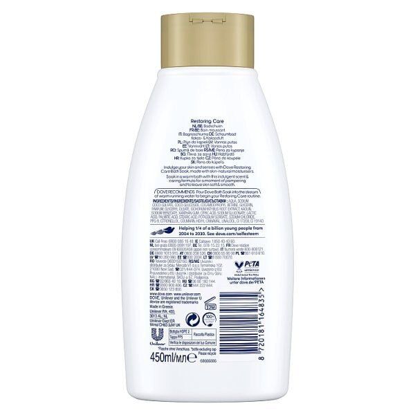 Dove Restoring Care Bath Soak 450ml