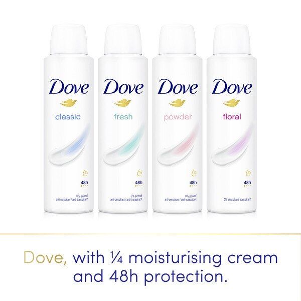 Dove Women Anti-Perspirant Deodorant Spray Floral 200ml