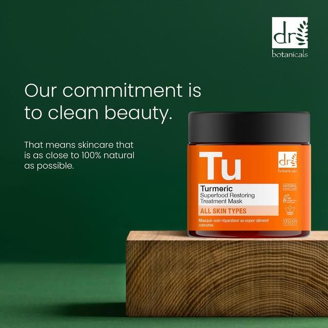 Dr Botanicals Apothecary Turmeric Superfood Restoring Treatment Mask   60ml