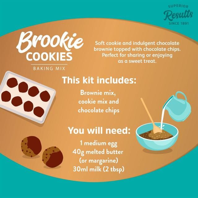 Dr. Oetker Brookie Cookie and Brownie Mix   390g