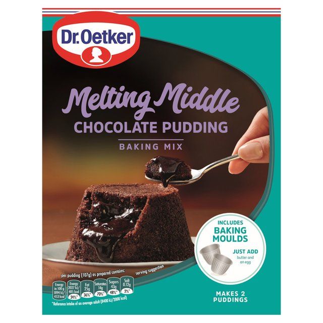 Dr. Oetker Melting Middle Chocolate Pudding Mix Dessert   140g
