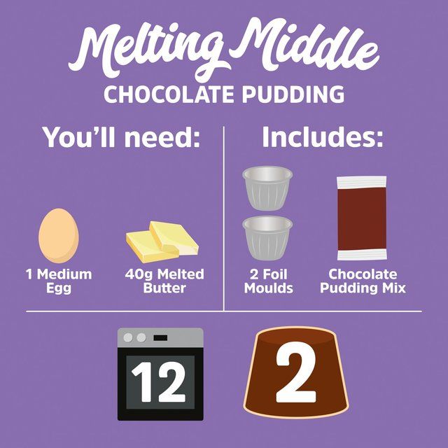 Dr. Oetker Melting Middle Chocolate Pudding Mix Dessert   140g