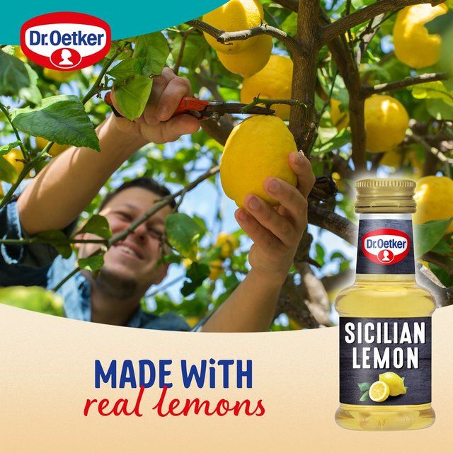 Dr. Oetker Natural Sicilian Lemon Extract   35ml