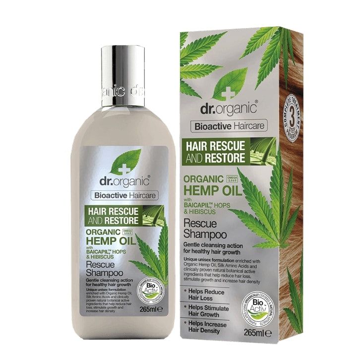 Dr Organic Hemp 2 in 1 Shampoo 265ml
