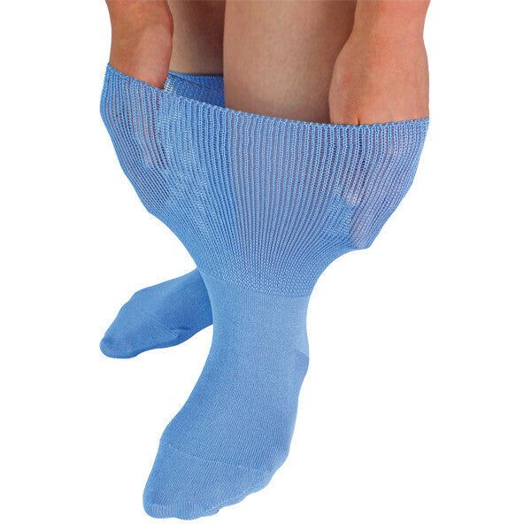 Dr.Socks Extra Wide Bamboo Oedema Socks 9-11 UK Blue