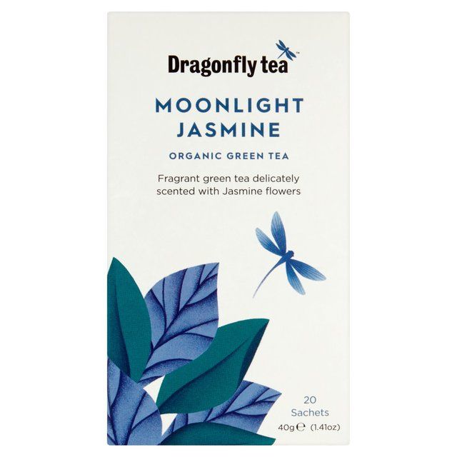 Dragonfly Moonlight Jasmine Green Tea Bags   20 per pack