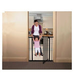 DreamBaby Liberty Xtra Tall Metal Safety Gate (Fits Gap 75-81cm) - Black - Pressure Mounted