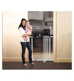 DreamBaby Liberty Xtra Tall Metal Safety Gate (Fits Gap 75-81cm) - White - Pressure Mounted