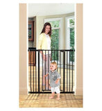 DreamBaby Liberty Xtra Tall Xtra Wide Hallway Metal Safety Gate (Fits Gap 99 - 105.5cm) - Black - Pressure Mounted