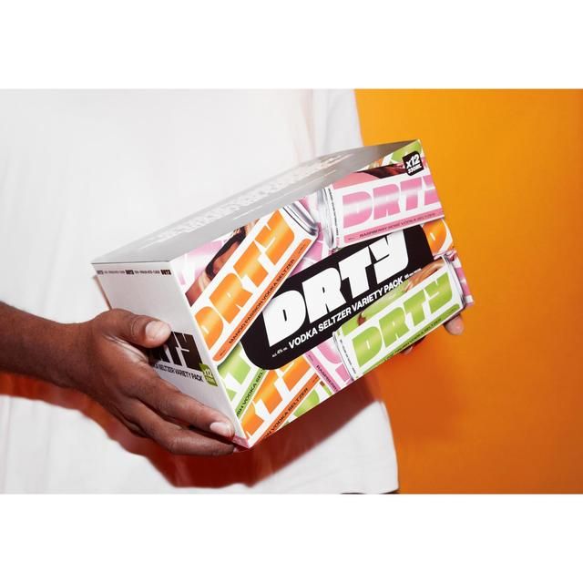 DRTY Vodka Seltzer Mixed Pack   12 x 330ml