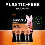 Duracell Plus 100% AA Alkaline Batteries   20 per pack