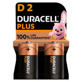 Duracell Plus 100% D 2pk