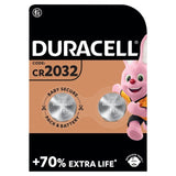 Duracell Specialty CR-2032 Lithium Coin Battery   2 per pack