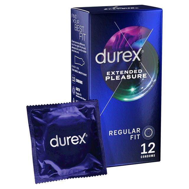 Durex Extended Pleasure Condoms Regular Fit   12 per pack
