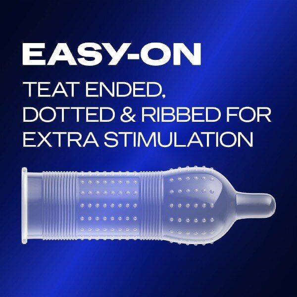 Durex Mutual Climax Condoms Silicone Lube Regular Fit 12s