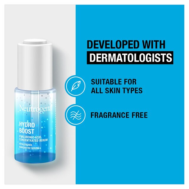 Neutrogena Hydro Boost Hyaluronic Acid Concentrated Serum   15ml - McGrocer