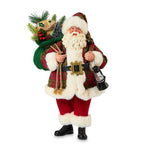 2025 Glass Festive Bauble with Velvet Hanging Loop