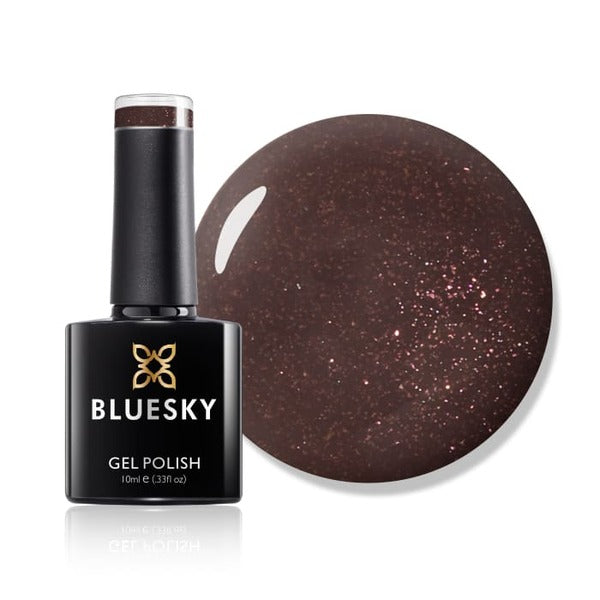 Bluesky Gel Polish Mocca Shimmer Bottle - British product