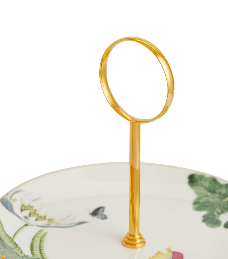 Wedgwood Wonderlust Waterlily 3-tier cake stand (British brand)