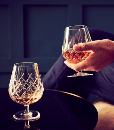 Waterford Connoisseur Lismore Brandy Ballonger Sett med 2 Krystall Brandy Glass 510 ml
