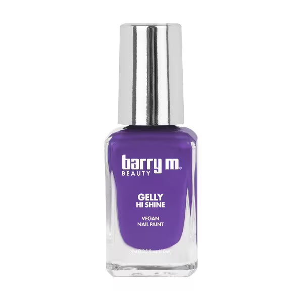 Barry M Gelly Hi Shine Nail Paint Purple - British product