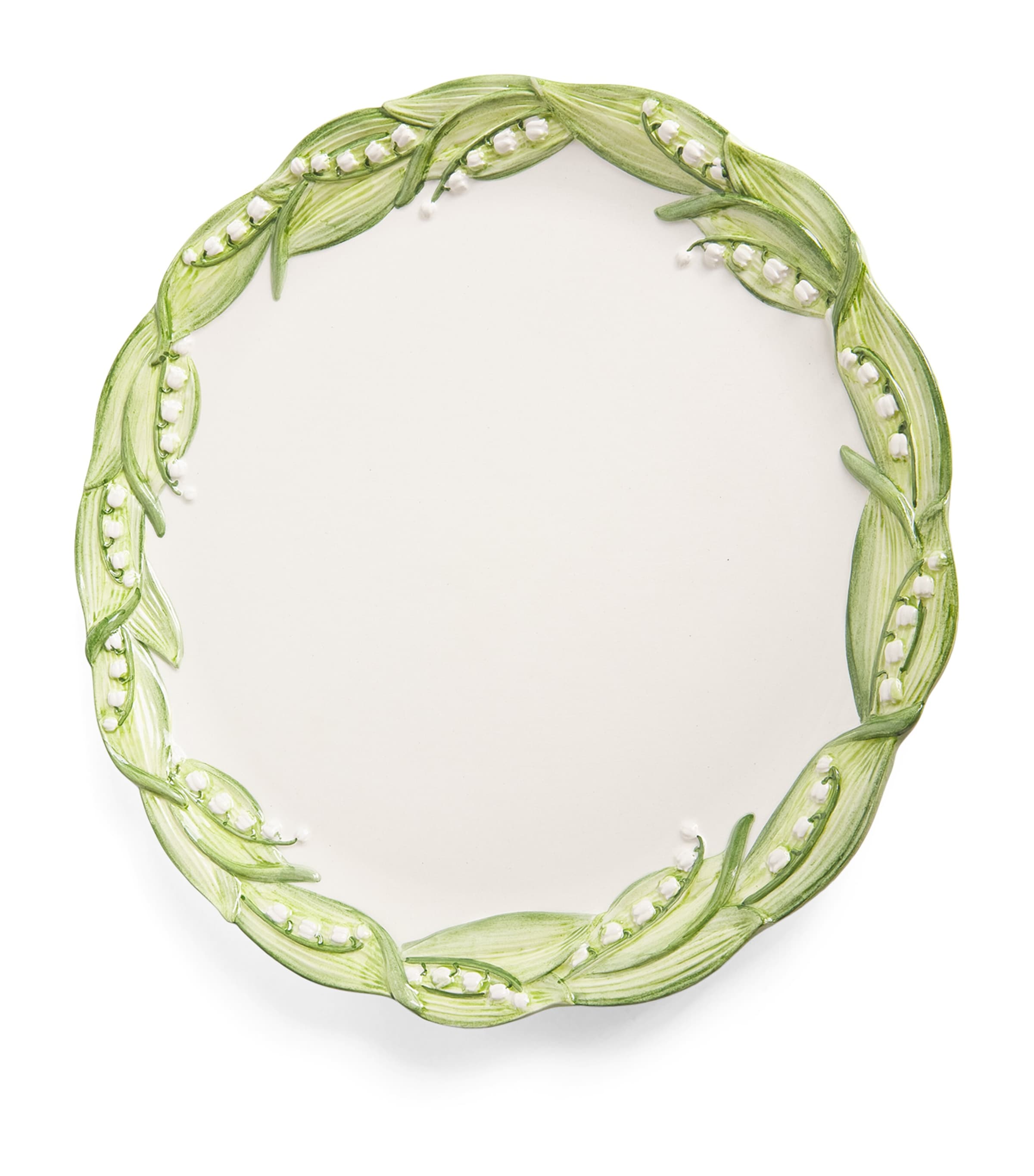 Les Ottomans Lilly of the Valley charger plate 32cm, UK version