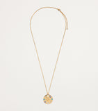 L'Atelier Nawbar yellow gold diamond lapis turquoise moon phase necklace, UK version