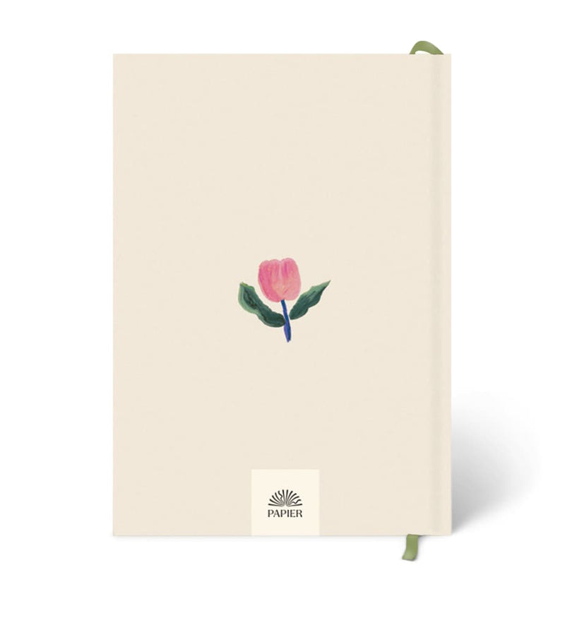 Papier Tulip Vase Wellness Journal, imported from the UK