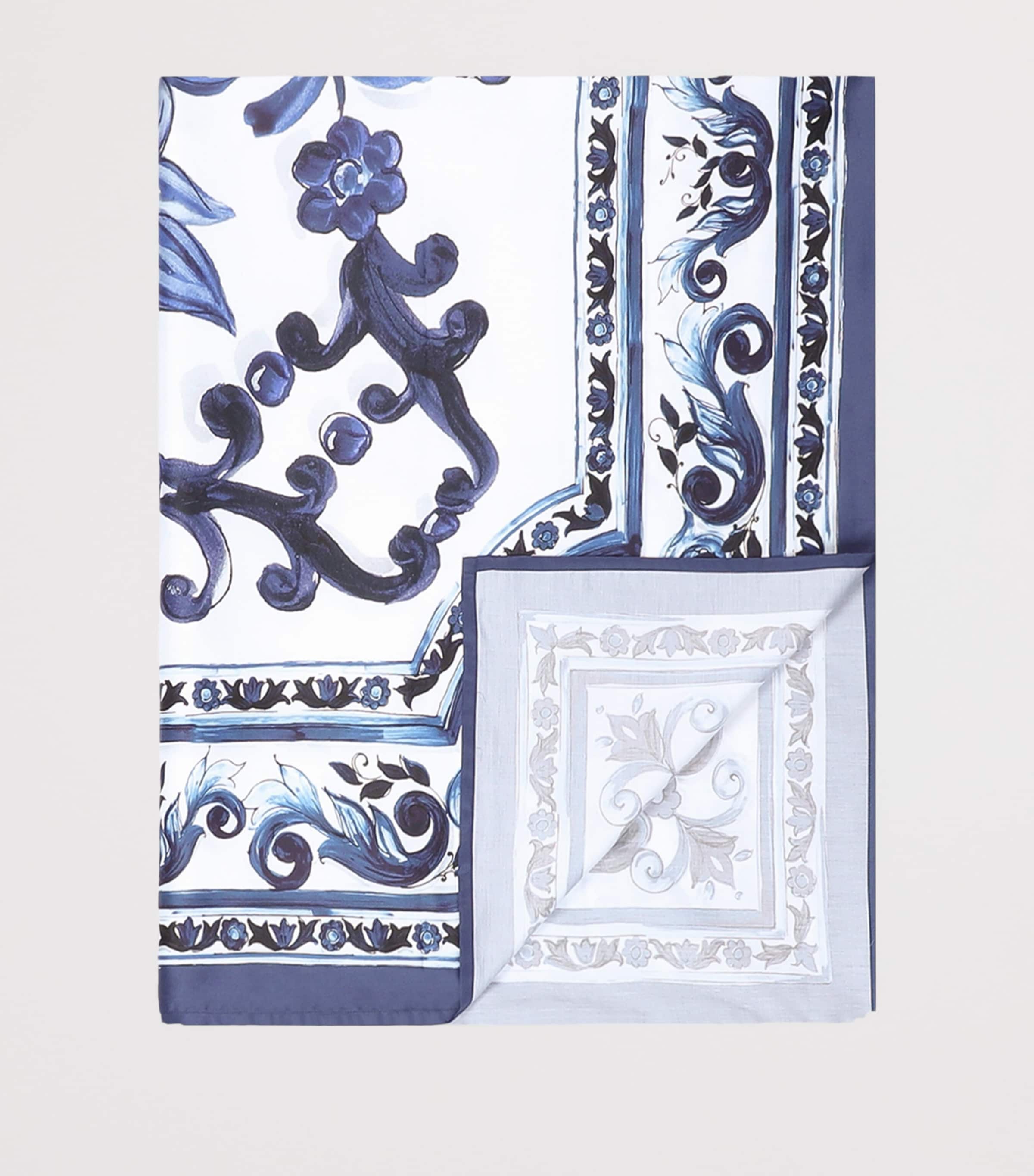 Dolce&Gabbana Casa Cotton Majolica King Fitted Sheet (300cm x 300cm)