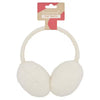 Superdrug cream coloured faux fur ear muffs (British brand)