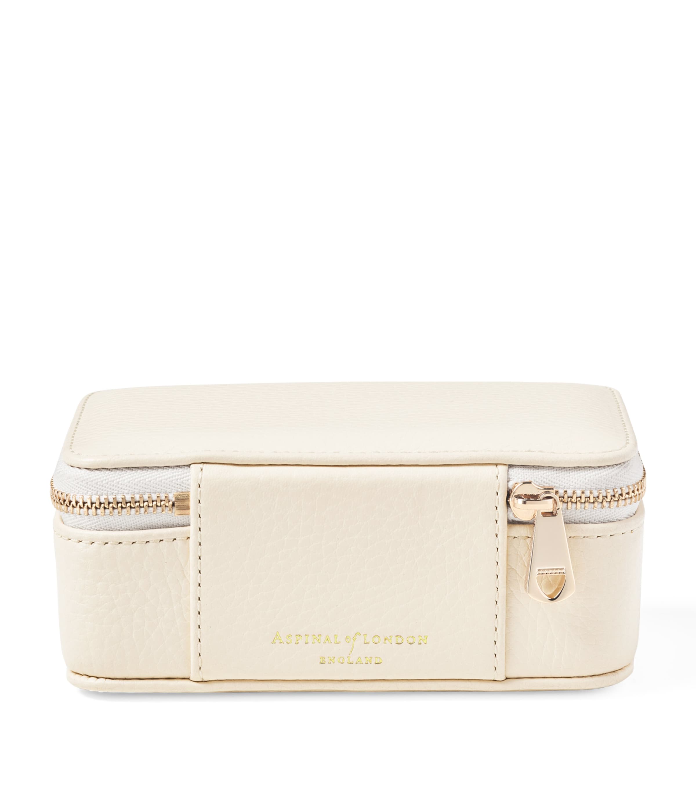 Aspinal of London medium leather travel jewellery box - British product