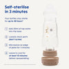 MAM Easy Start Bottles Grey 2-Pack, imported from the UK