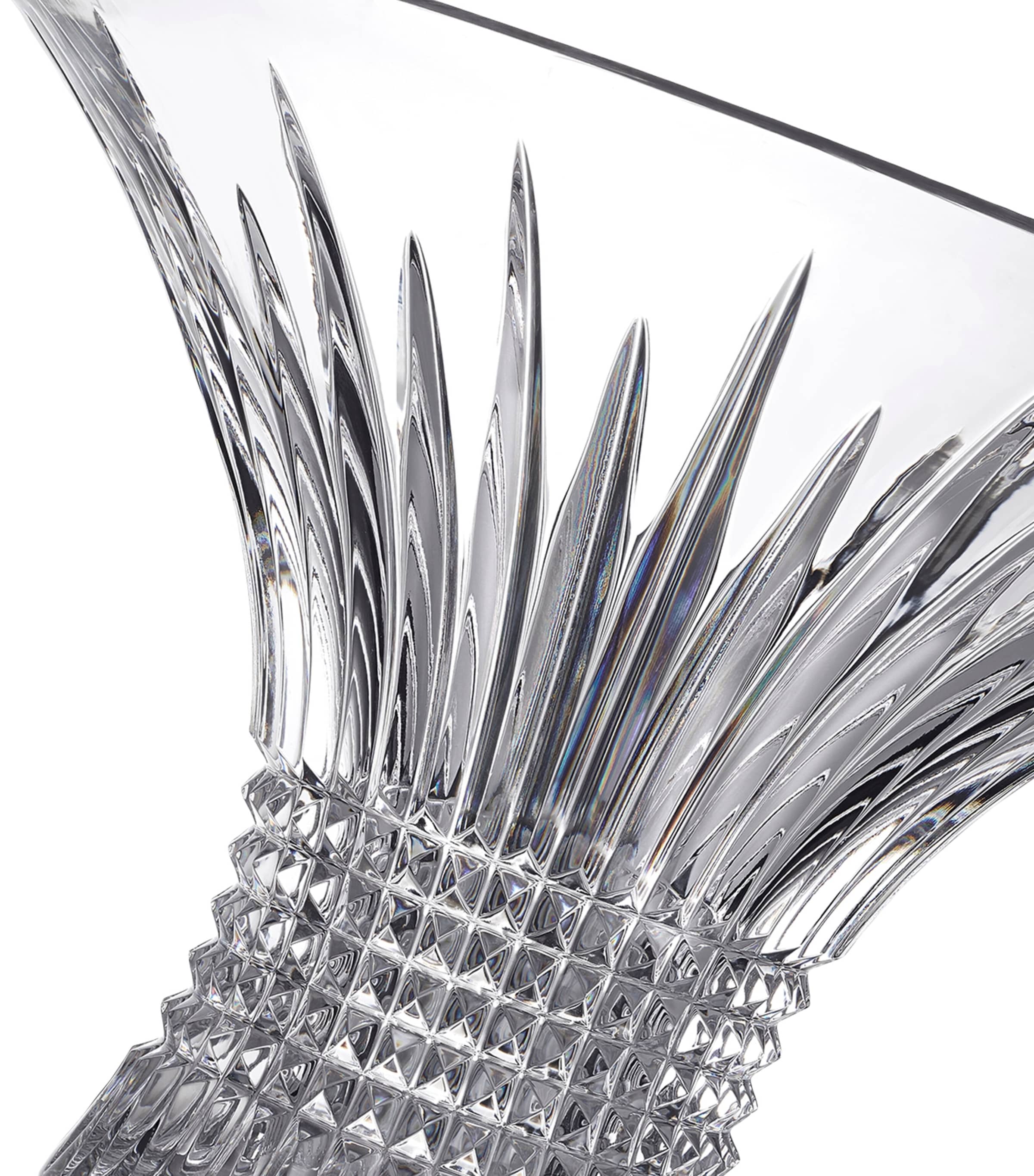Waterford Lismore Diamond crystal centrepiece 30cm (British brand)