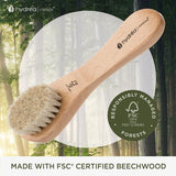 Hydreá London glow facial brush natural bristles imported from the UK
