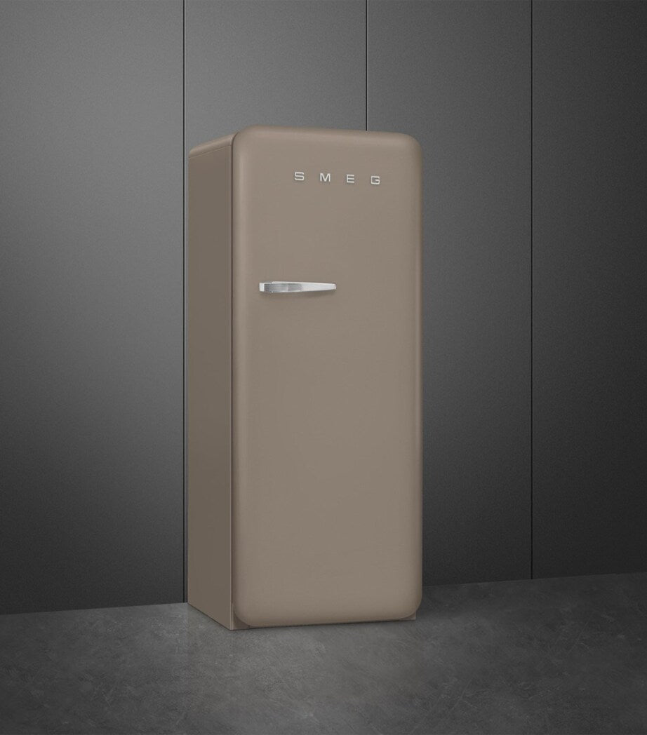 Retro Stainless Steel Fridge with Humidity Control and Temperature Zone
