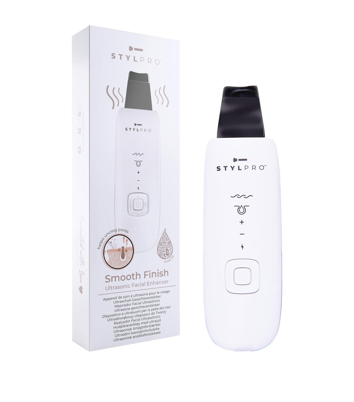 STYLPRO STYLPRO Smooth Finish Ultrasonic Ionic Facial Enhancer