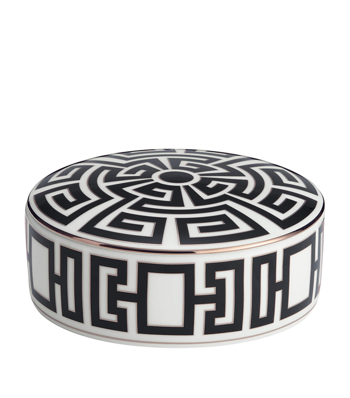 GINORI 1735 Labirinto Nero decorative box - British product
