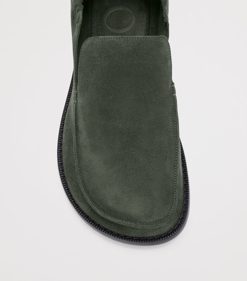 LOEWE Suede Flex loafers, UK version