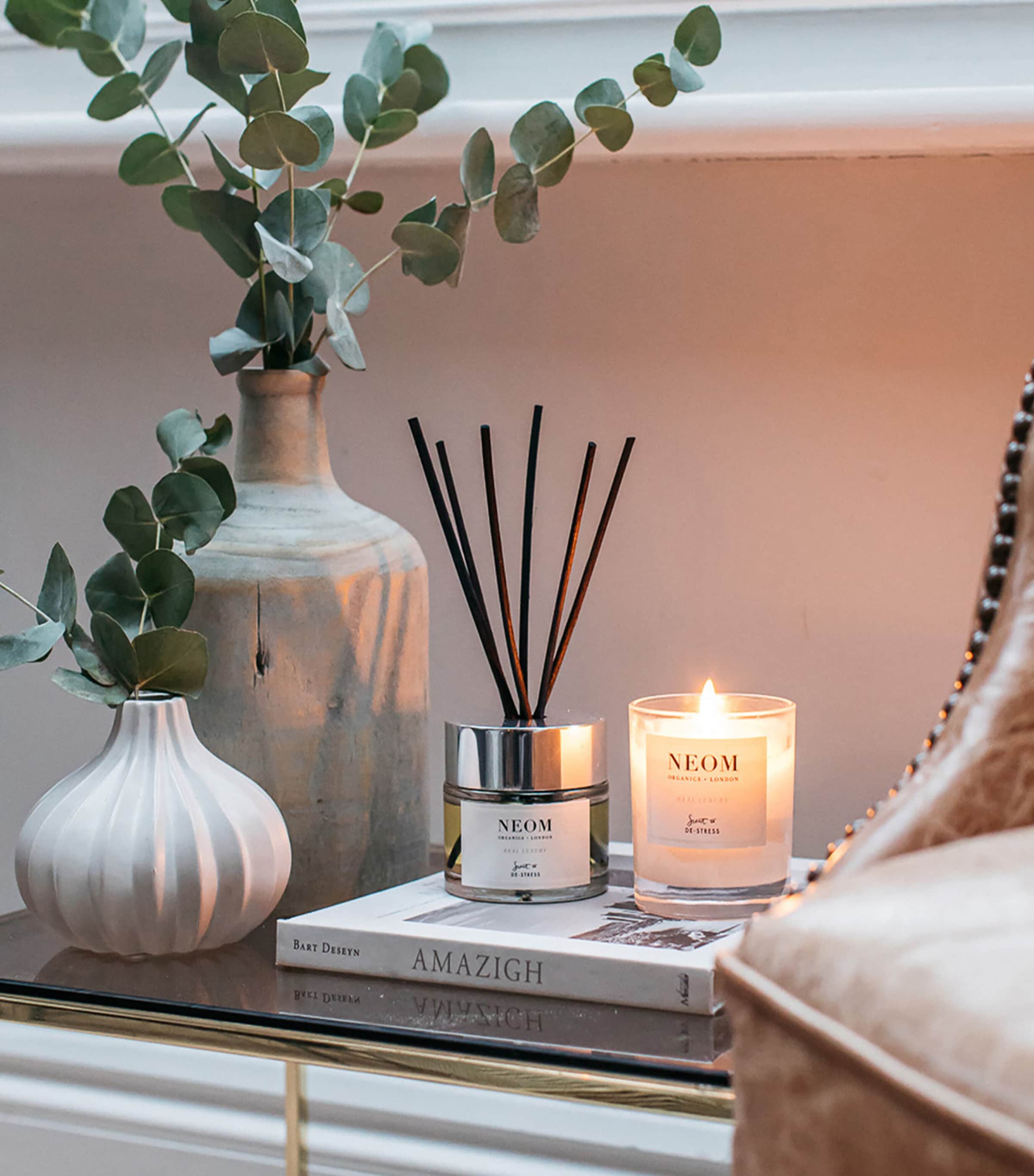 NEOM Happiness Candle 185g, imported from the UK