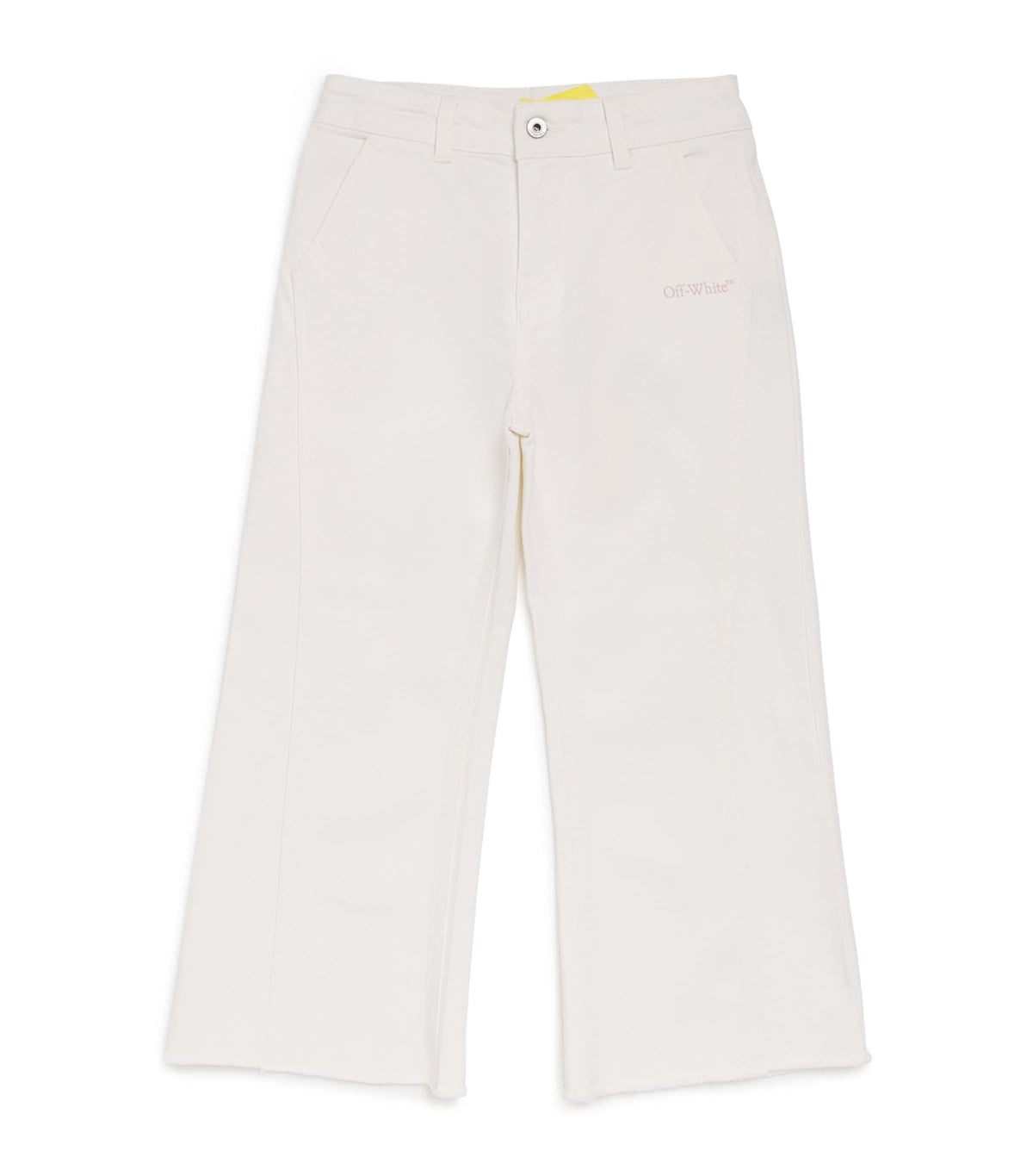 Off-White Kids Bookish Diagonal Straight Jeans 4-12+ years, imported from the UK