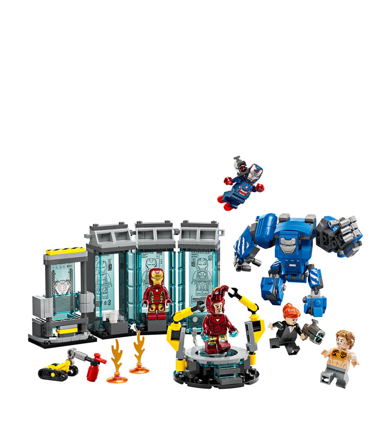 Lego Marvel Iron Man's Laboratory Hall of Armour Set 76315, UK version