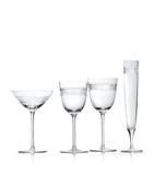 Ralph Lauren Langley red wine glass with intricate etchings, imported from the UK
