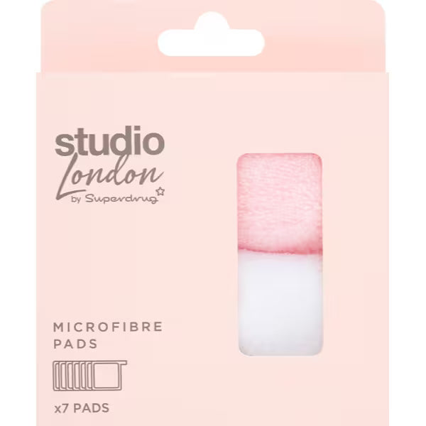 Superdrug Studio microfibre pads 7pk (British brand)