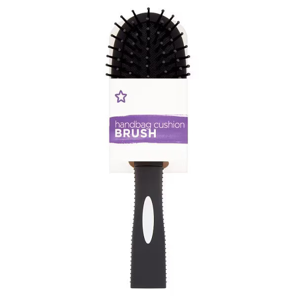 Superdrug Handbag Cushion Hair Brush (British brand)
